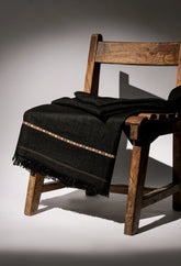 Noor-E-Shawls – Pure Wool Shawl (Black Elegance)