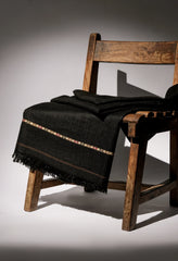 Noor-E-Shawls – Pure Wool Shawl (Black Elegance)