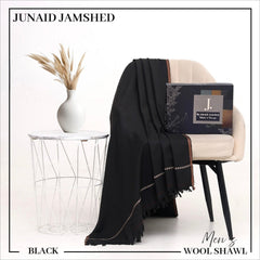 J. Premium Winter Shawl for Men JWS black