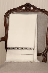 Noor-E-Shawls – Pure Wool Shawl (Cream Elegance)