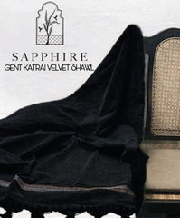 Sapphire Premium Velvet Shawl PVS 4016