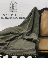 Sapphire Premium Velvet Shawl PVS 4013