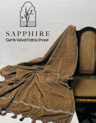 Sapphire Premium Velvet Shawl PVS 4017