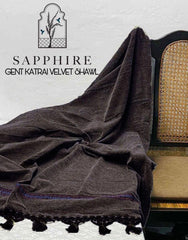 Sapphire Premium Velvet Shawl PVS 4019