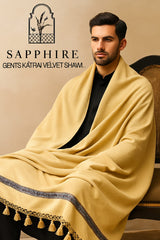 Sapphire Premium Velvet Shawl (Skin) PVS 4010