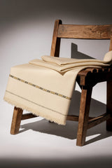 Noor-E-Shawls – Pure Wool Shawl (Cream Elegance)