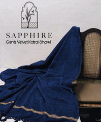 Sapphire Premium Velvet Shawl PVS 4011